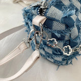 Women's Denim Shoulder Bag Chain Crossbody Casual Totes