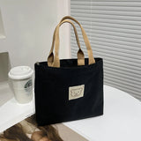 Canvas Tote Bag Hand Carry Lunch Bag
