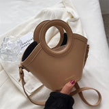 Women's PU Leather Crossbody Bag Casual Shoulder Bag Travel Totes Messenger Bag