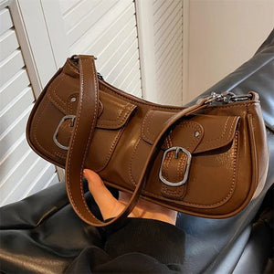 Women's PU Leather Crossbody Bag Handbags Shoulder Totes Phone Purse