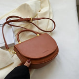 PU Leather Shoulder Bag Crossbody Messenger Tote Handbag