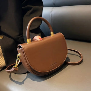 PU Leather Shoulder Bag Crossbody Messenger Tote Handbag