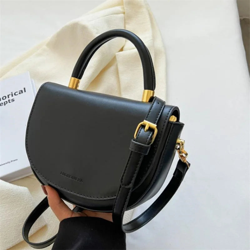 PU Leather Shoulder Bag Crossbody Messenger Tote Handbag