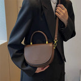PU Leather Shoulder Bag Crossbody Messenger Tote Handbag