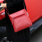 Retro Leather Shoulder Bags For Women Soft Crossbody Handbags