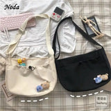 Canvas Shoulder Bag for Women, Net Red Messenger Mini Hand Bag