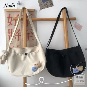 Canvas Shoulder Bag for Women, Net Red Messenger Mini Hand Bag