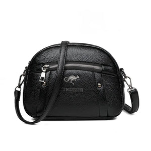 Women's Versatile PU Shoulder Bag Large Capacity Messenger Wallets