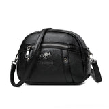 Women's Versatile PU Shoulder Bag Large Capacity Messenger Wallets