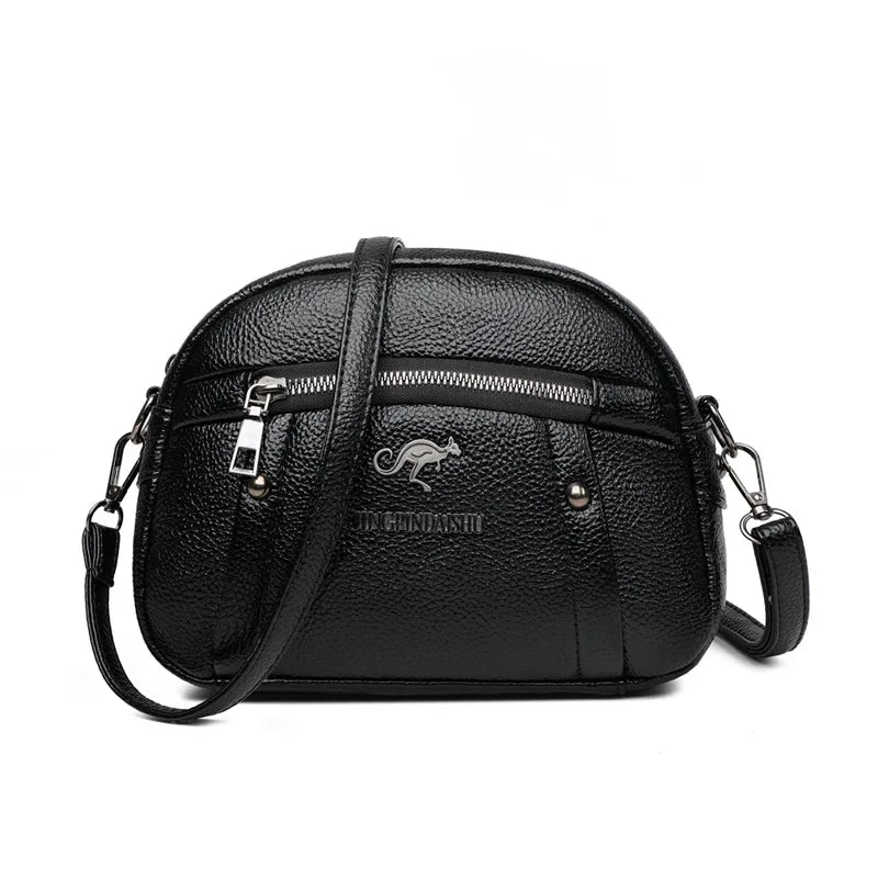 Women's Versatile PU Shoulder Bag Large Capacity Messenger Wallets