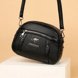 Women's Versatile PU Shoulder Bag Large Capacity Messenger Wallets