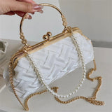Chinese Style Cheongsam Chain Bag Wedding Shoulder Tote Handbag