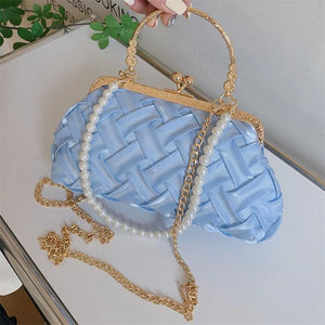 Chinese Style Cheongsam Chain Bag Wedding Shoulder Tote Handbag