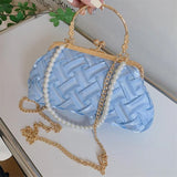 Chinese Style Cheongsam Chain Bag Wedding Shoulder Tote Handbag