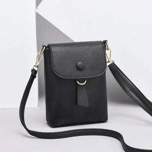 Small Shoulder Bag for Women with Smartphone Pouch