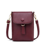 Small Shoulder Bag for Women with Smartphone Pouch
