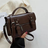 Women's Small Square Bag Crossbody Shoulder Handbag