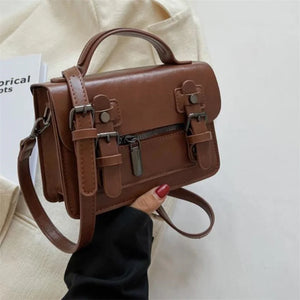 Women's Small Square Bag Crossbody Shoulder Handbag