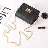 Chain Small Square Bag European American Style Shoulder Bag Mini Handbag