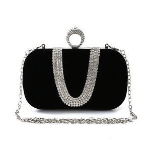 Women's Diamond Rhinestone Handbag Evening Party Clutch