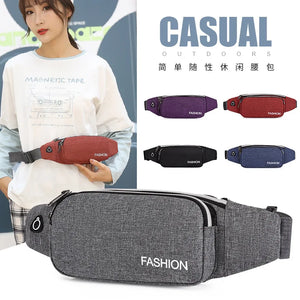 Colorful Waist Bag Fanny Pack for Travel Hip Bag Zipper Pouch Packs