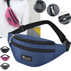 Colorful Waist Bag Fanny Pack Hip Bag Zipper Pouch Packs