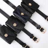 Leopard Belt Bag Mini Chain Crossbody Detachable