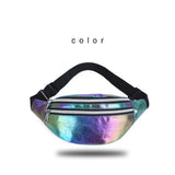 Women's Belt Bag Laser Fanny Pack Holographic Crossbody Waist Bags Purse