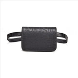 Women's Crocodile Pattern Waist Bag Hip Fanny Pack