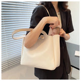 Women's Big Handbags Large Capacity PU Leather Tote Bag