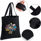 Teacher Pattern Canvas Shoulder Bag - Large-capacity Handbag