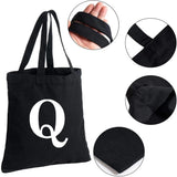 Women's Initial Name Pattern Canvas Shoulder Bag