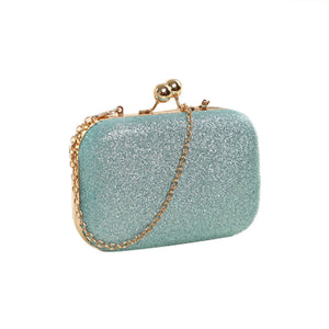 Bling Evening Party Handbag Wedding Clutch Bag With Chain