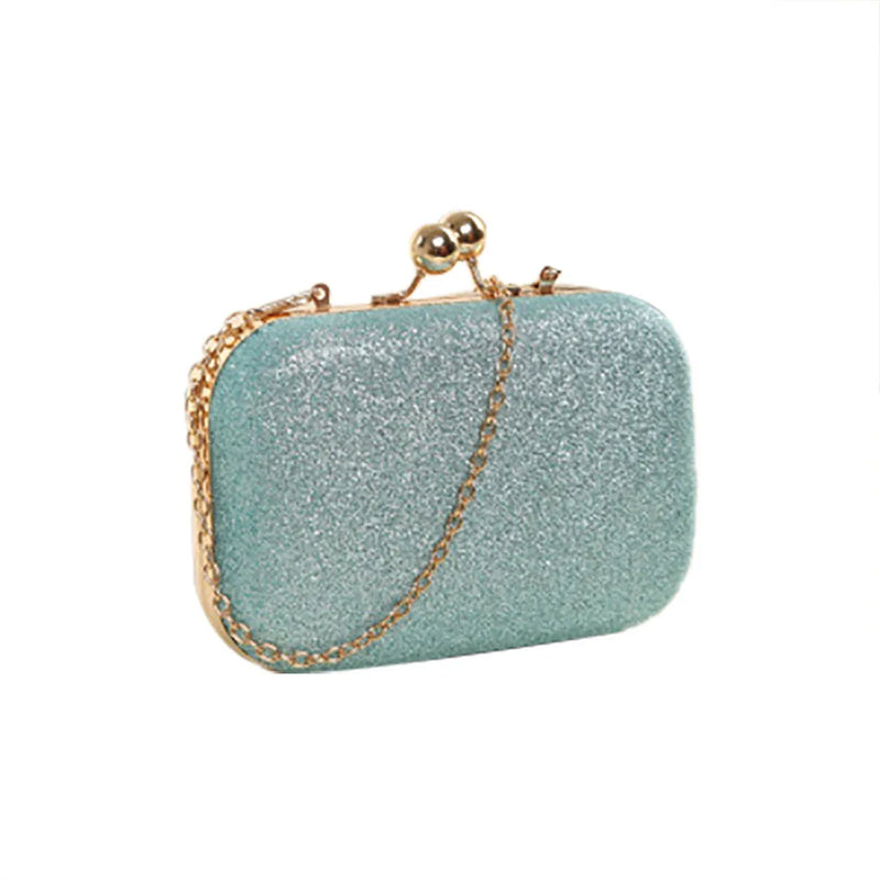 Bling Evening Party Handbag Wedding Clutch Bag With Chain