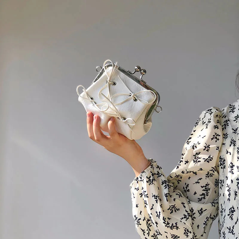 Women's Bowknot Small Bag Chain Shoulder Crossbody Bags
