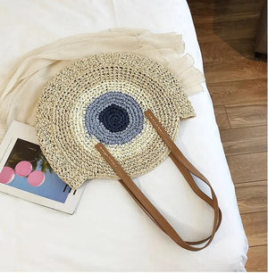 Women's Braided Bag Seaside Large Capacity Straw Beach Bag