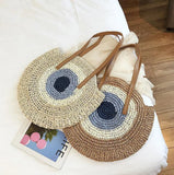 Women's Braided Bag Seaside Large Capacity Straw Beach Bag