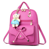 Women's PU Leather Backpacks, Casual School Bags