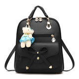 Women's PU Leather Backpacks, Casual School Bags