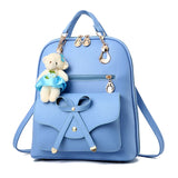 Women's PU Leather Backpacks, Casual School Bags