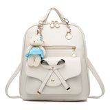 Women's PU Leather Backpacks, Casual School Bags