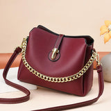 Women's Bucket Bag Shoulder Messenger Bag Retro Handbag