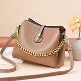 Women's Bucket Bag Shoulder Messenger Bag Retro Handbag