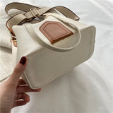 Small Crossbody Bucket Bag for Women Adjustable Shoulder Strap Handbag