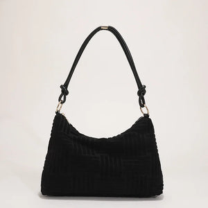 Women's Plush Shoulder Bag Clutch Handbag for Daily Shopping