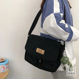Women's Canvas Bag Japanese Harajuku Messenger Bag