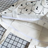 Women's Canvas Art Bag Shoulder Bag Bear Bag