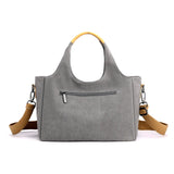 Canvas Tote Handbag Large Capacity Travel Shoulder Bag