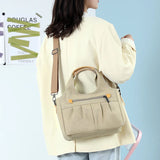 Canvas Tote Handbag Large Capacity Travel Shoulder Bag