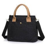 Women's Canvas Tote Handbag Large Capacity Travel Shoulder Bag